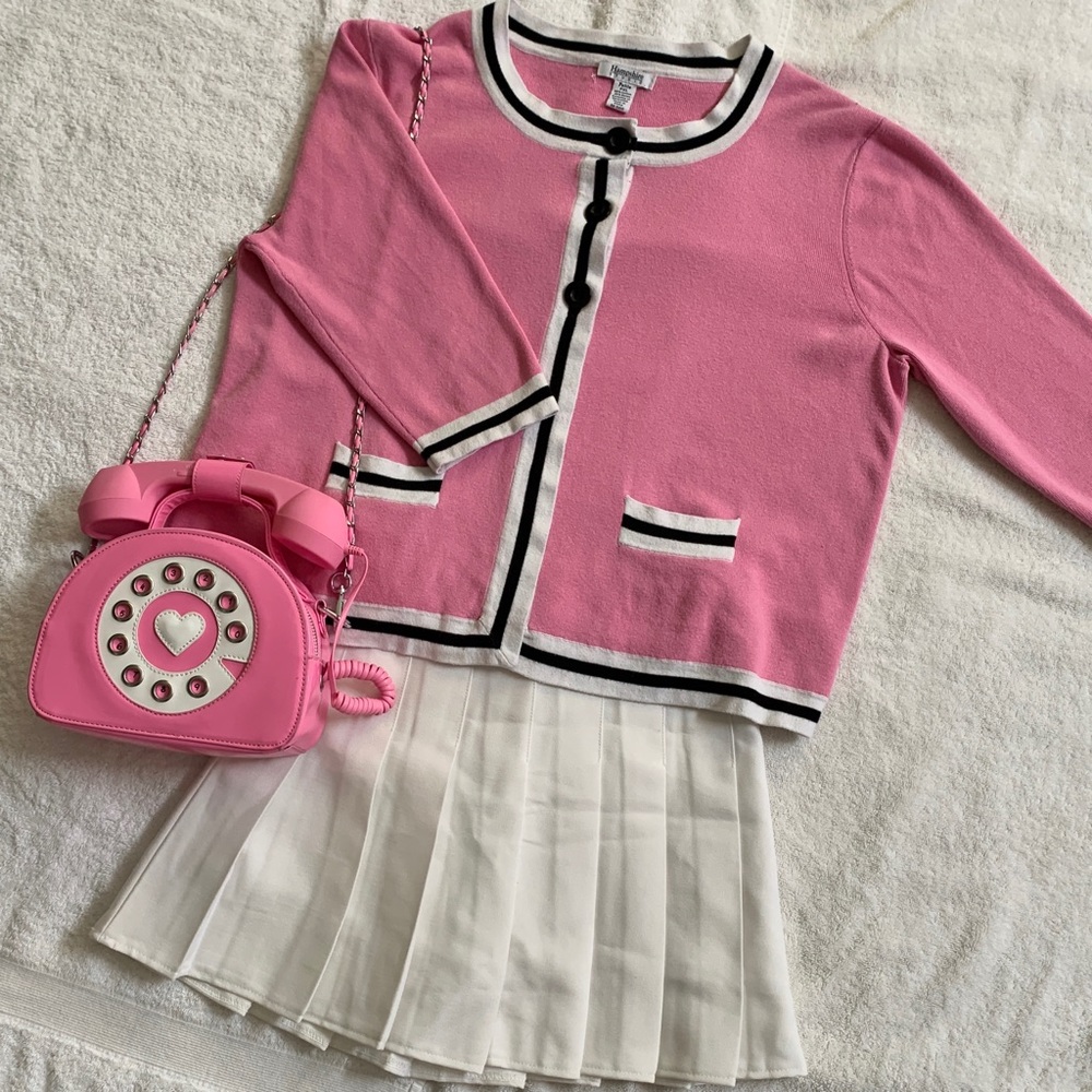 Posh pink cardigan